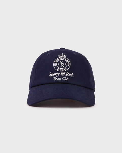 Crown Tennis Hat - Navy/White