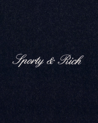 Signature Logo Duo Scarf - Light Gray/Navy