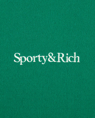 Serif Logo Scarf - Spring Green/Light Navy