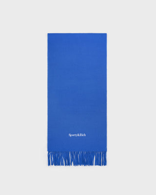 Serif Logo Scarf - Azure