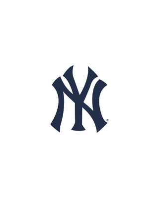 Yankees Curve T-Shirt - White/Navy