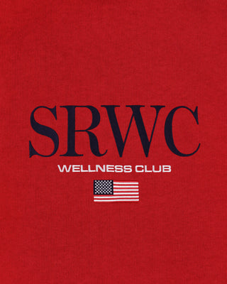 Nautical Embroidered Crewneck - Ruby/Navy