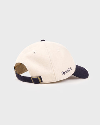 Yankees Serif Wool Hat - Ecru/Navy