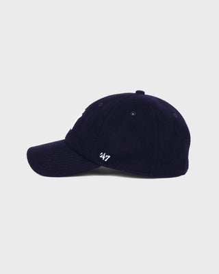 Yankees Serif Wool Hat - Navy/White