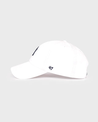 Yankees Serif Hat - White/Navy