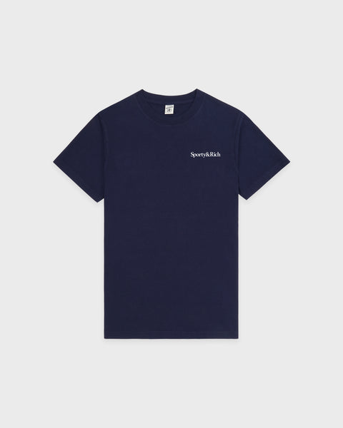 Play Tennis T-Shirt - Navy/White