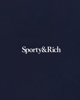 Black background with 'Sporty&Rich' logo in white