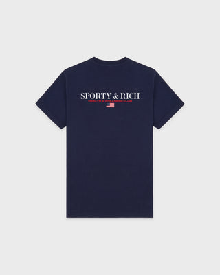 Nautical T-Shirt - Navy/White