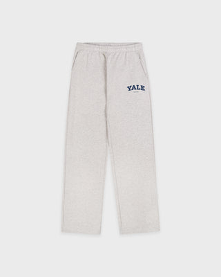 Yale Classic Wide Sweatpant - Heather Gray/Navy