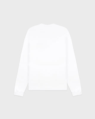 Yale Crest Longsleeve T-Shirt - White