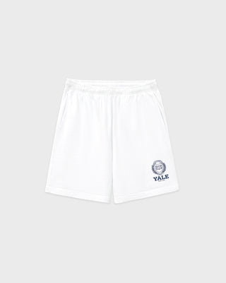 Yale Crest Gym Short - White/Navy