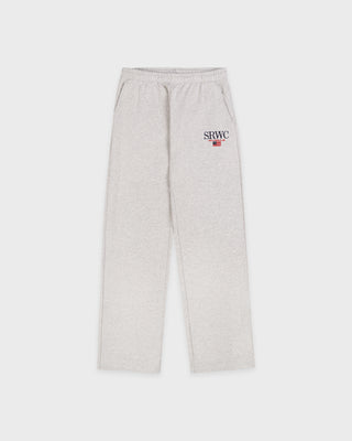 Nautical Embroidered Wide Sweatpant - Heather Gray