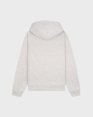 Light gray hoodie on a white background