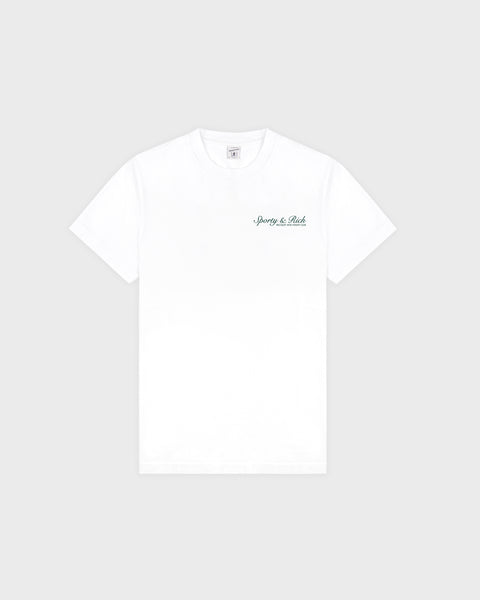 Syracuse T-Shirt - White/Forest – Sporty & Rich