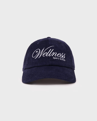 Soho Corduroy Hat - Navy/White