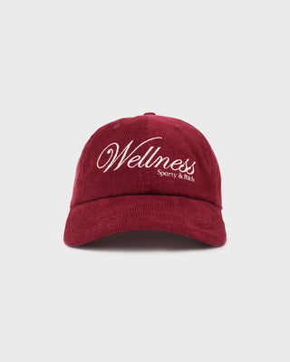 Soho Corduroy Hat - Merlot/Cream