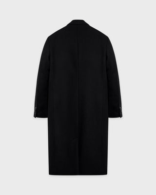 Black coat on a white background