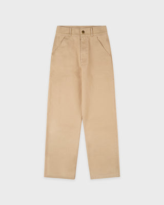 Beige pants on a white background