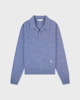SRC Cashmere Polo - Colony Blue