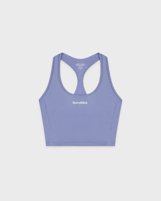 Serif Logo Sports Tank - Colony Blue