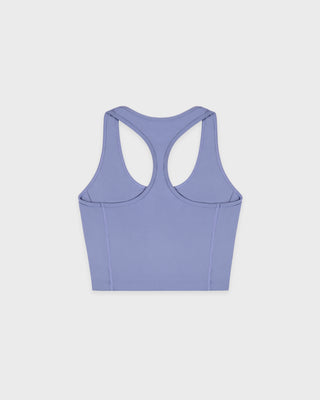 Serif Logo Sports Tank - Colony Blue