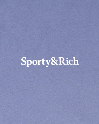 Serif Logo Sports Tank - Colony Blue