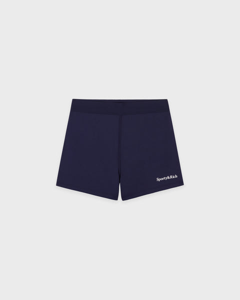 Serif Logo Active Short - Navy/White