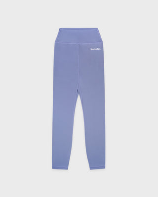 Serif Logo Legging - Colony Blue/White
