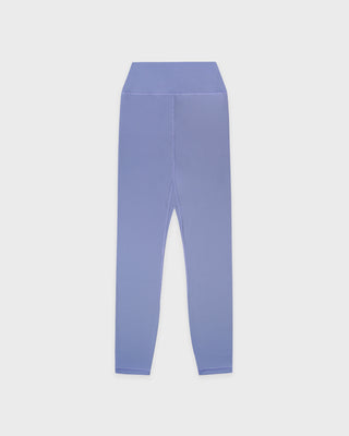 Serif Logo Legging - Colony Blue/White