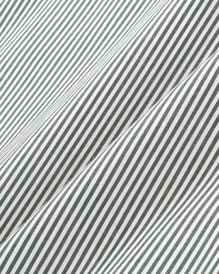 Close-up of fabric with black diagonal stripes on a white background