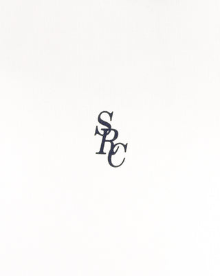 Black monogram 'SRC' on a white background