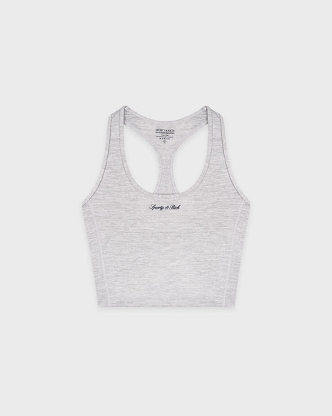 Signature Logo Sports Tank - Heather Gray