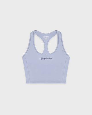 Signature Logo Sports Tank - Faded Blue/Navy