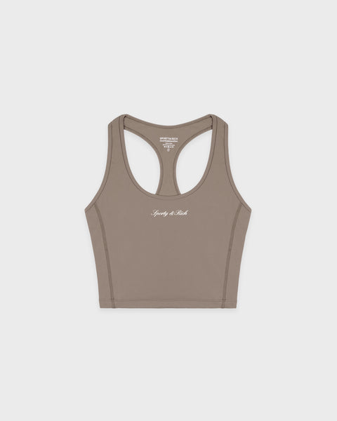 Signature Logo Sports Tank - Hazelnut