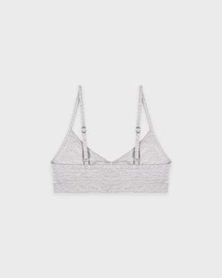 Signature Logo Mini Sports Bra - Heather Gray