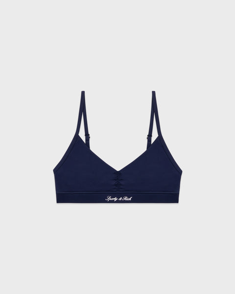 Signature Logo Mini Sports Bra - Dark Navy