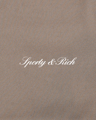 Signature Logo Legging - Hazelnut/White