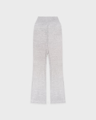 Signature Logo Flared Legging - Heather Gray/Navy