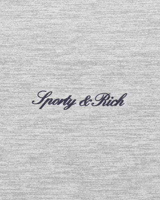 Signature Logo Flared Legging - Heather Gray/Navy