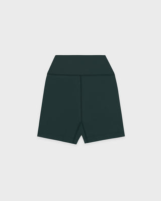 Dark green shorts on a light gray background
