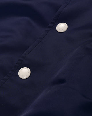 Yankees Curve Nylon Varsity Jacket - Navy/White