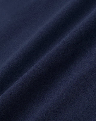 Close-up of dark blue fabric with a subtle texture