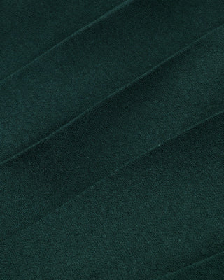 Dark green fabric with pleated texture