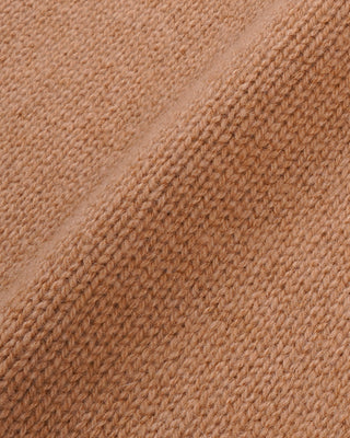 Close-up of brown fabric texture