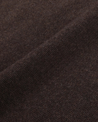 Close-up of brown fabric texture