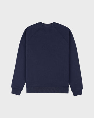 Veritas Soft Crewneck - Navy/White