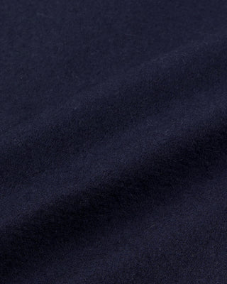 Navy blue fabric texture swatch