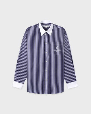 Vendome Oversized Shirt - Blue Striped