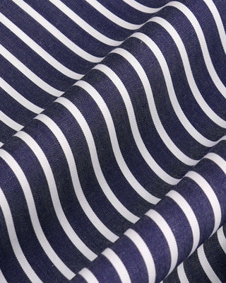 Vendome Oversized Shirt - Blue Striped