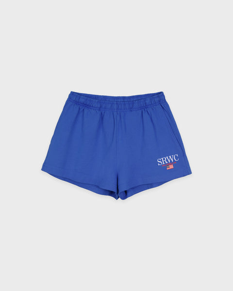 Nautical Embroidered Disco Short - Team Blue